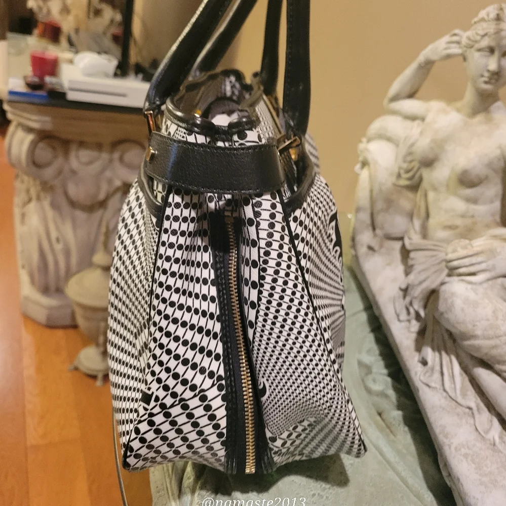 🚫SOLD🚫L.A.M.B. Gwen Stefani Samburu Hopewell Expandable Satchel Luxury - Picture 13 of 16